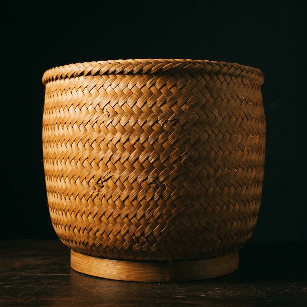 ANYAMAN BAMBU — Bambu apus, pewarna alami